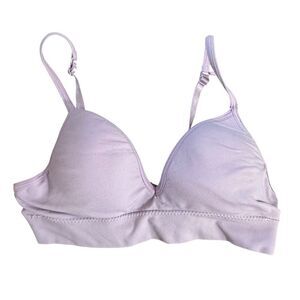 Nordstrom Lingerie Small Pink Padded Bralette Seamless‎